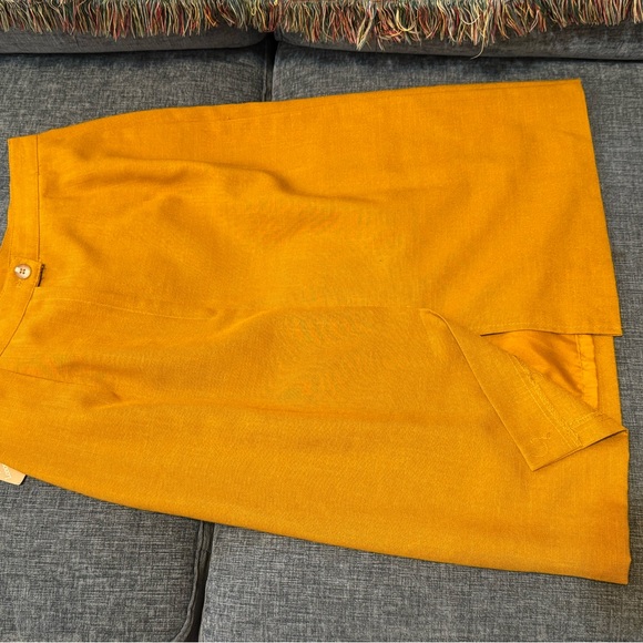 R.L. Richard Dresses & Skirts - Gold Mustard Midi Skirt